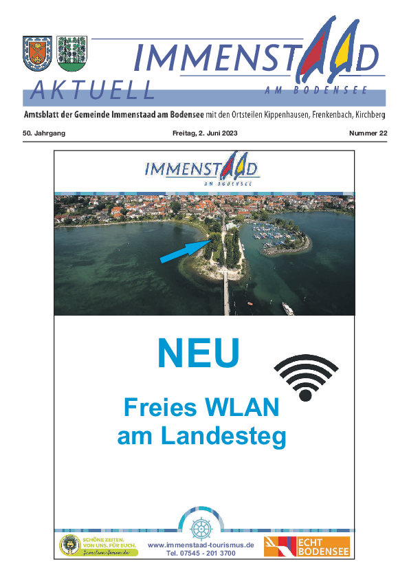  Mitteilungsblatt Immenstaad KW 22 (02.06.2023) 