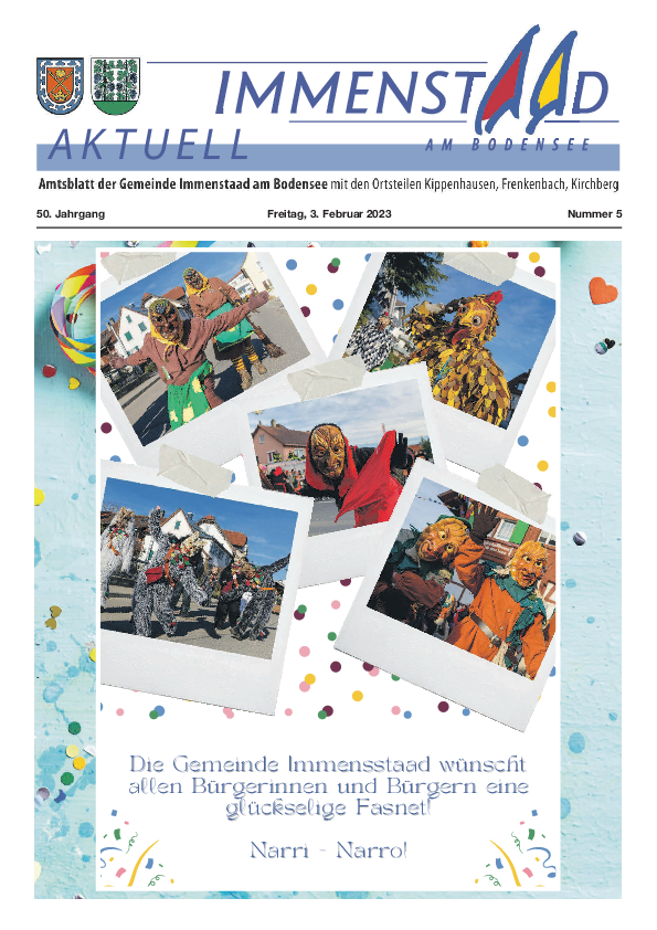  Mitteilungsblatt Immenstaad KW 5 (03.02.2023) 